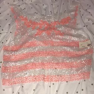 Gorgeous sequin crop top BRAND NEW
